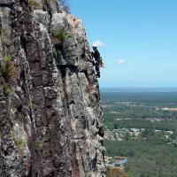 Climb At Glass House Mountains