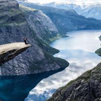 Camp At Trolltunga Norway