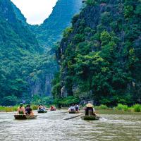 Kayak The River In Tam Coc