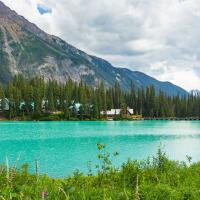 Kayak Emerald Lake In Canada